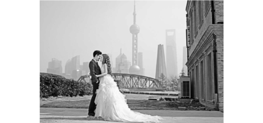 上海外景婚纱照的选址技巧